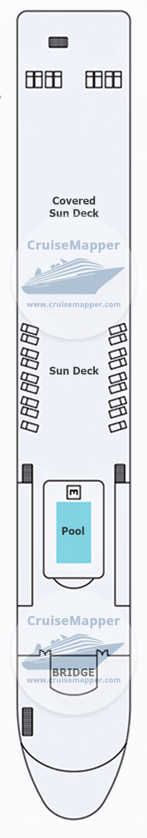 SS Sao Gabriel Deck 04 - Sundeck-Pool