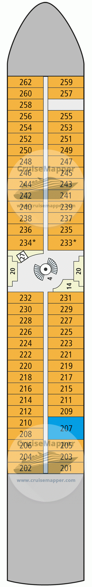 Arosa Sena Deck 02 - Cabins