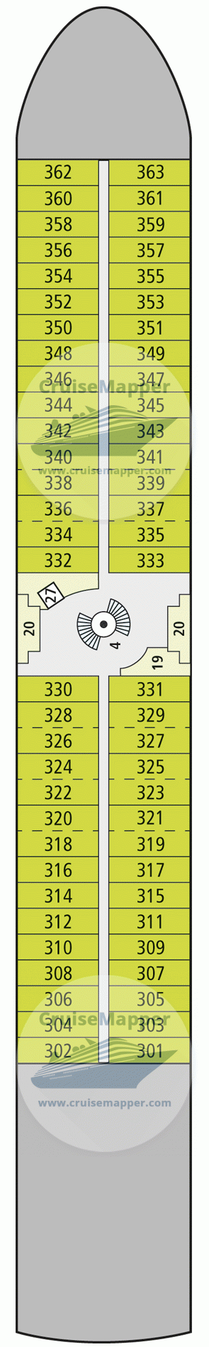 Arosa Sena Deck 03 - Cabins