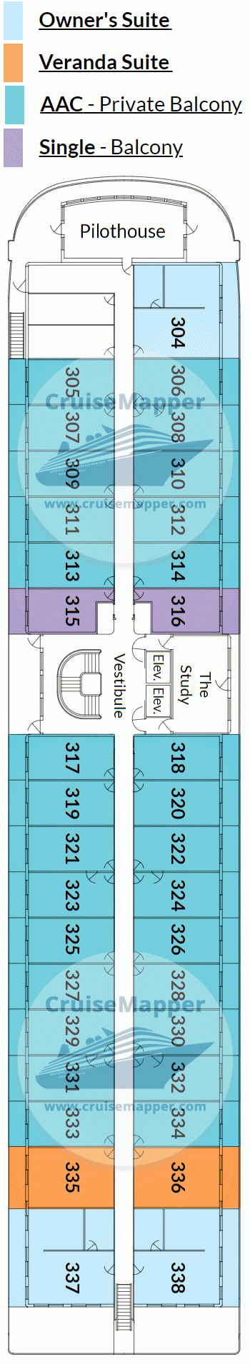 american cruise lines american song deck plan