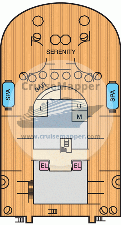 Carnival Venezia Deck 15 - Serenity-Adults