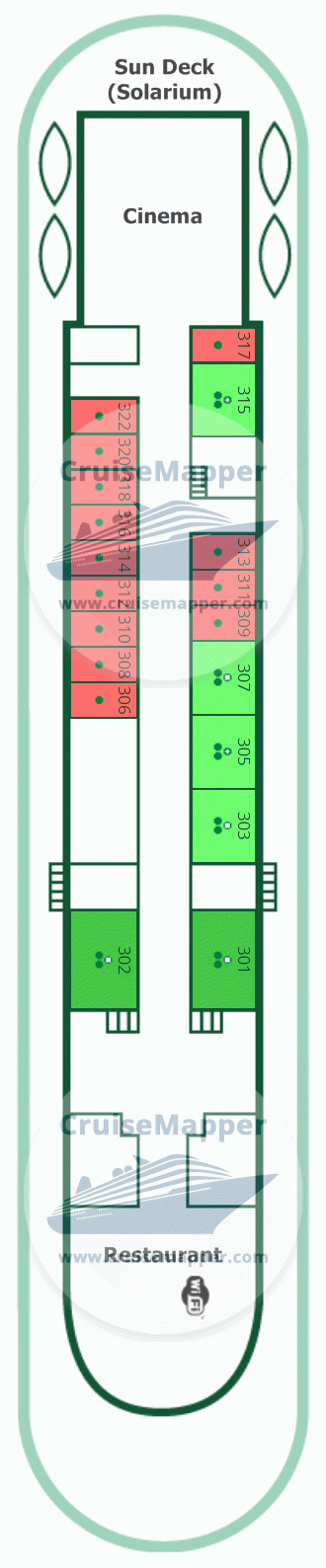 MS Ivan Kulibin Deck 04 - Boat-Dining