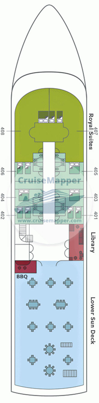 Sanctuary Sun Boat IV Deck 04 - Promenade