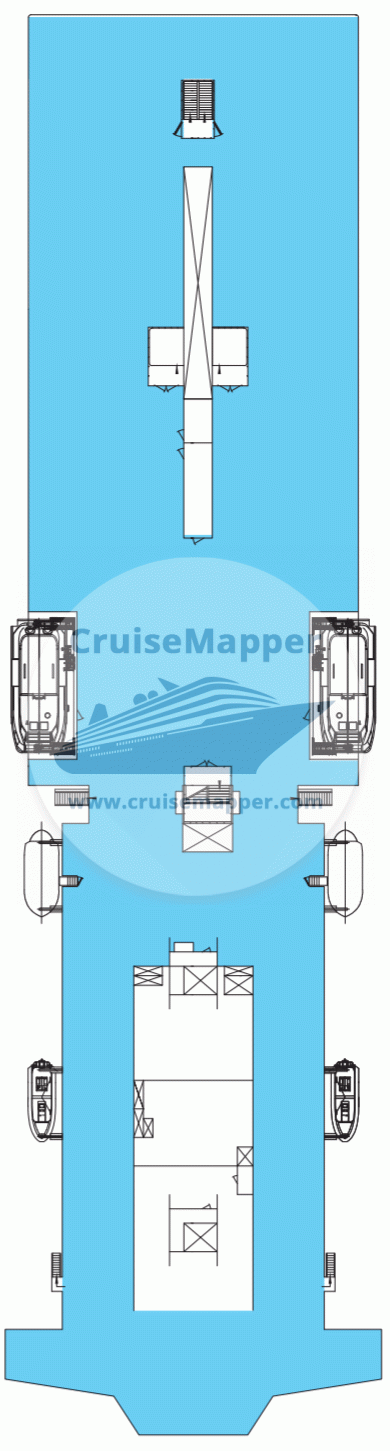 Mazovia ferry Deck 10 - Sundeck-Helideck