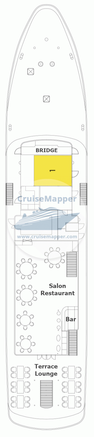 Adriatic Princess 2 yacht Deck 03 - Upper-Dining-Lounge