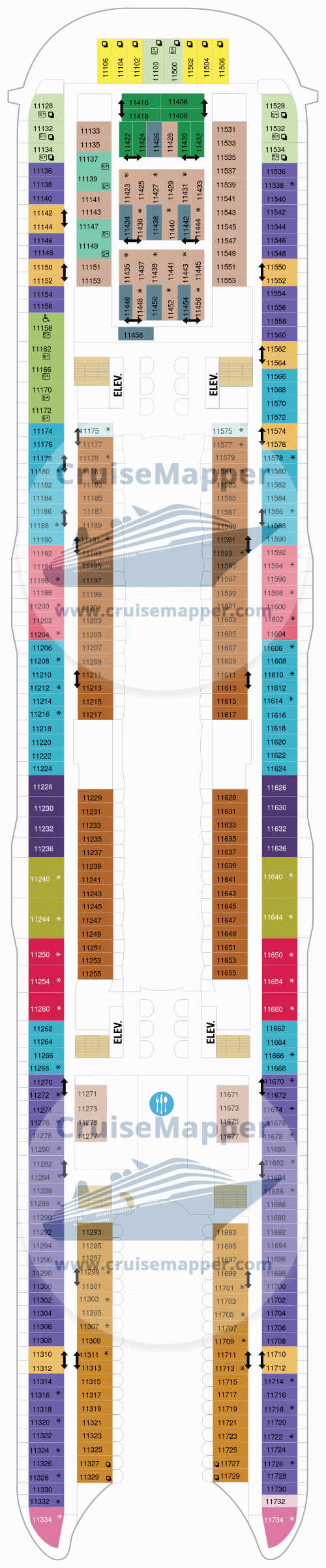 Symphony Of The Seas Deck 11 - Cabins