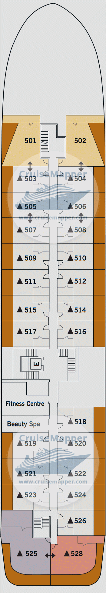 Silver Origin Deck 05 - Spa-Cabins