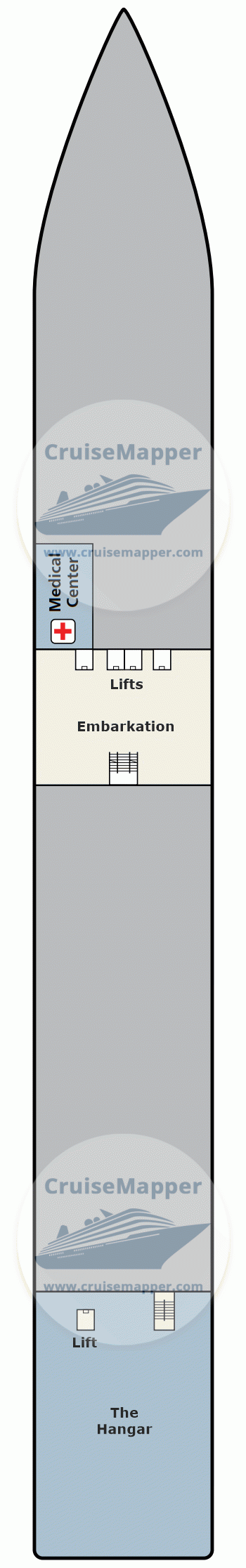 Viking Polaris Deck 0 - A-Hangar-Marina Tendering