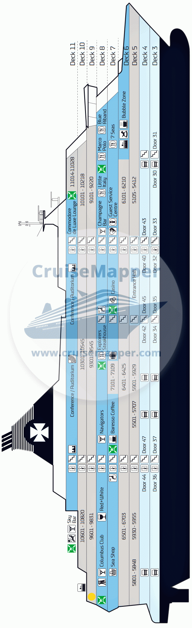 Pearl Seaways ferry Deck 01 - Engines-Propulsion