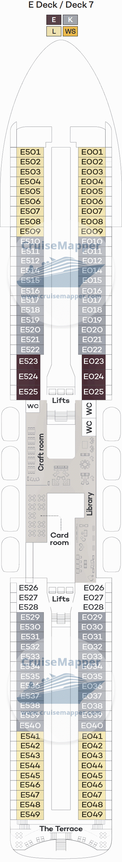 Spirit of Discovery Deck 07 - E-Cabins