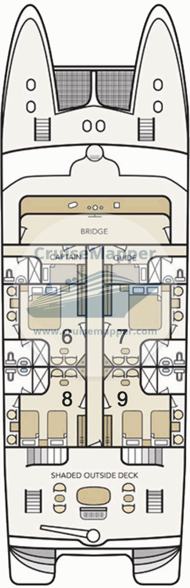 Treasure of Galapagos Deck 02 - Upper-Bridge