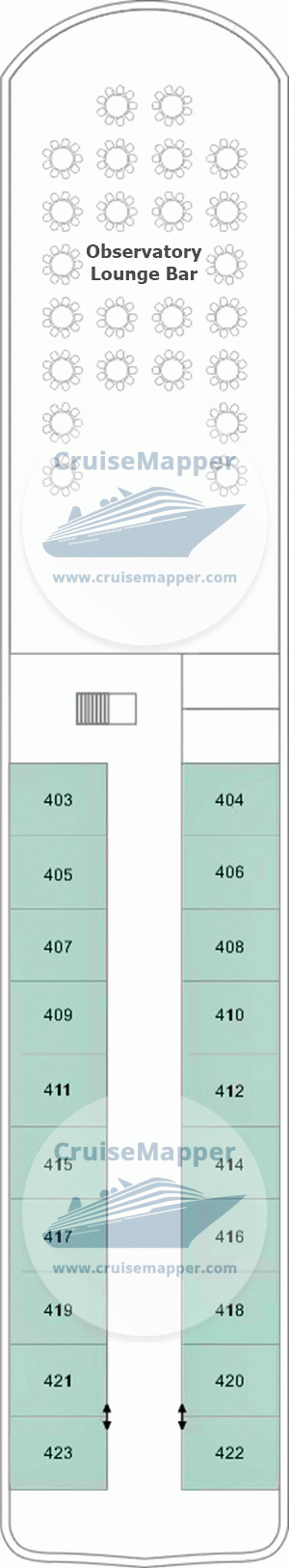 TUI Al Horeya Deck 04 - Upper-Cabins-Lounge