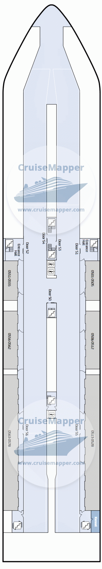 King Seaways ferry Deck 05 - Cabins