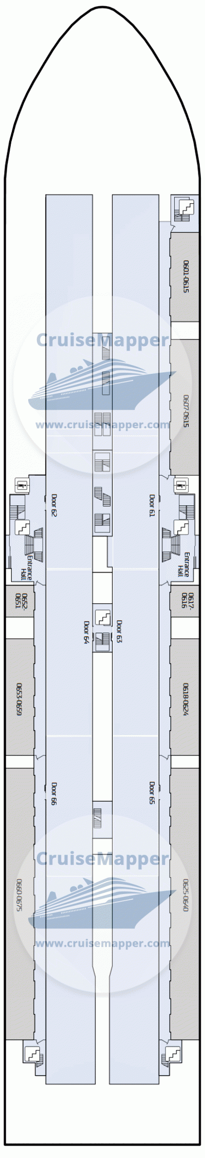 King Seaways ferry Deck 06 - Cabins