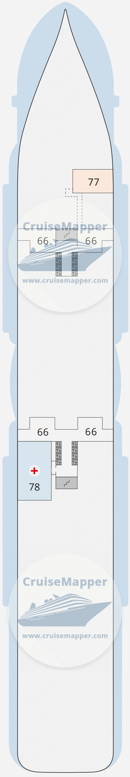 AIDAnova Deck 03 - Tendering-Hospital