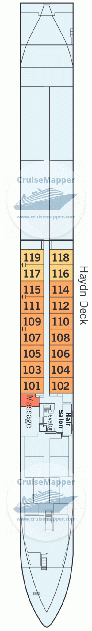 MS Amadeus Queen Deck 01 - Haydn-Spa-Crew