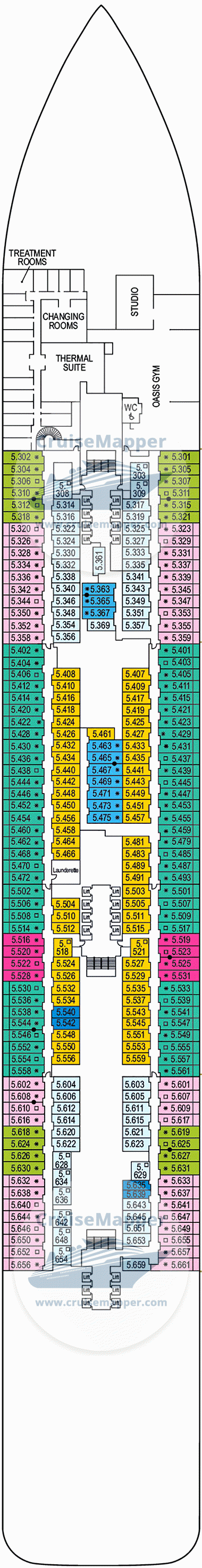 Iona Deck 5 Plan CruiseMapper Iona Deck 5 Plan CruiseMapper