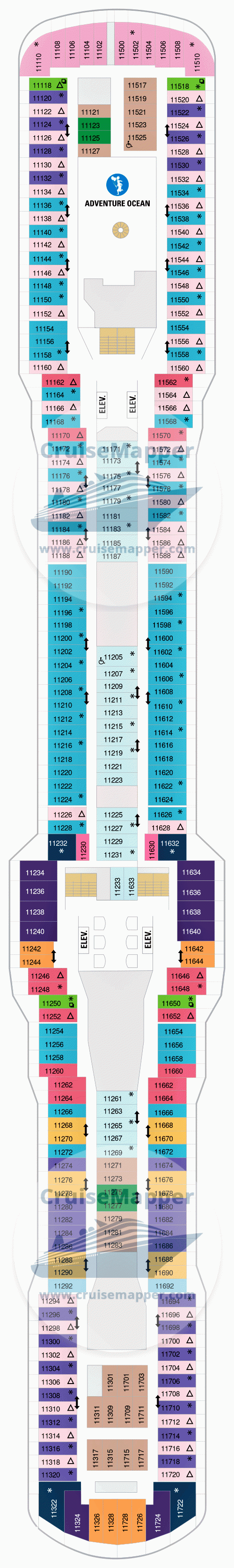 Spectrum Of The Seas Deck 11 - Kids-Cabins