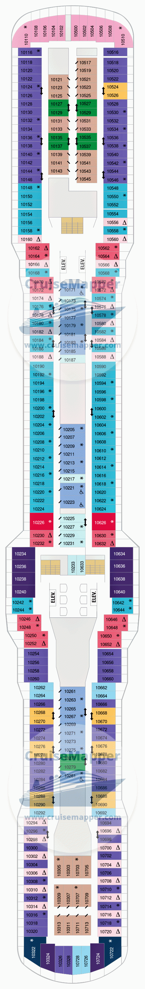 odyssey cruise ship deck plans