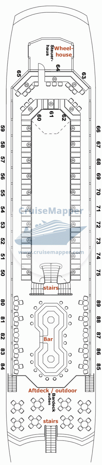 MS Regina Danubia Deck 02 - Middle-Galerie Deck