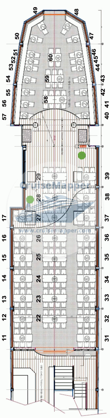 MS Linzerin Deck 01 - Entrance-Eingang Deck