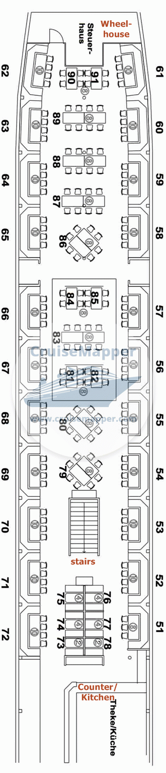 MS Passau Deck 02 - Middle-Mittel Deck