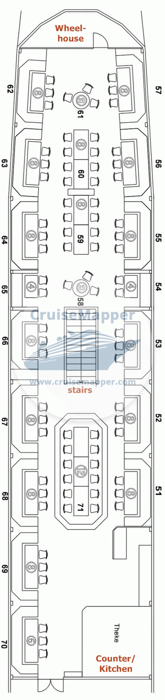 MS Gisela Deck 02 - Middle-Mittel Deck