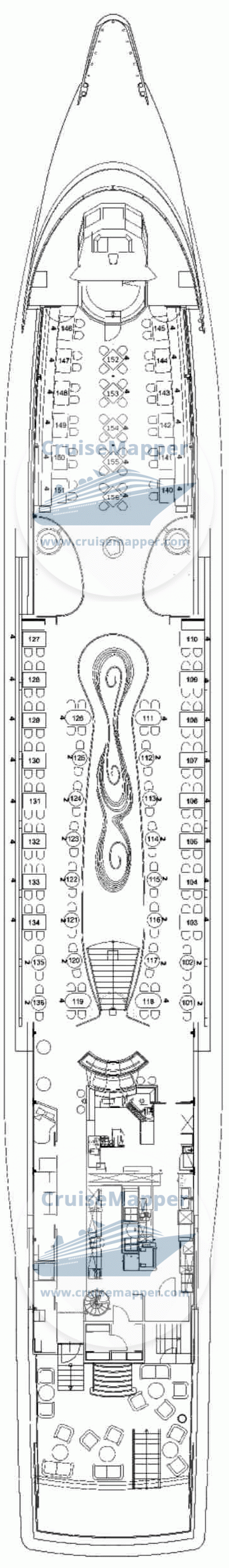 MS Donau Kristallschiff Deck 02 - Middle-Mittel Deck