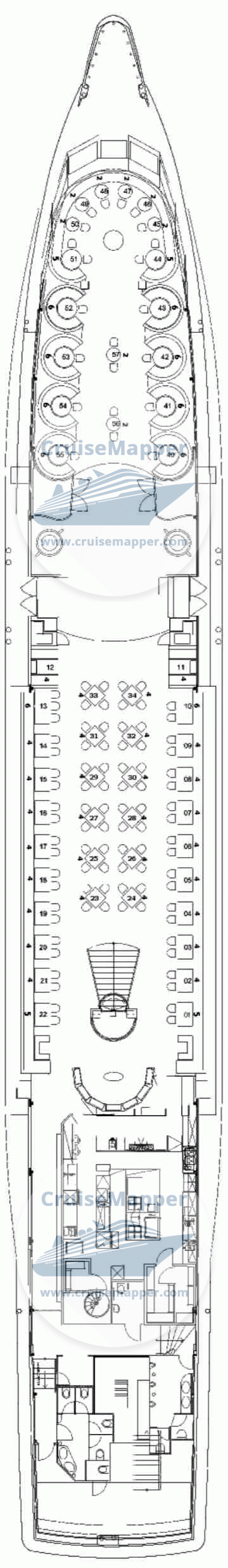 MS Donau Kristallschiff Deck 01 - Entrance-Eingang Deck