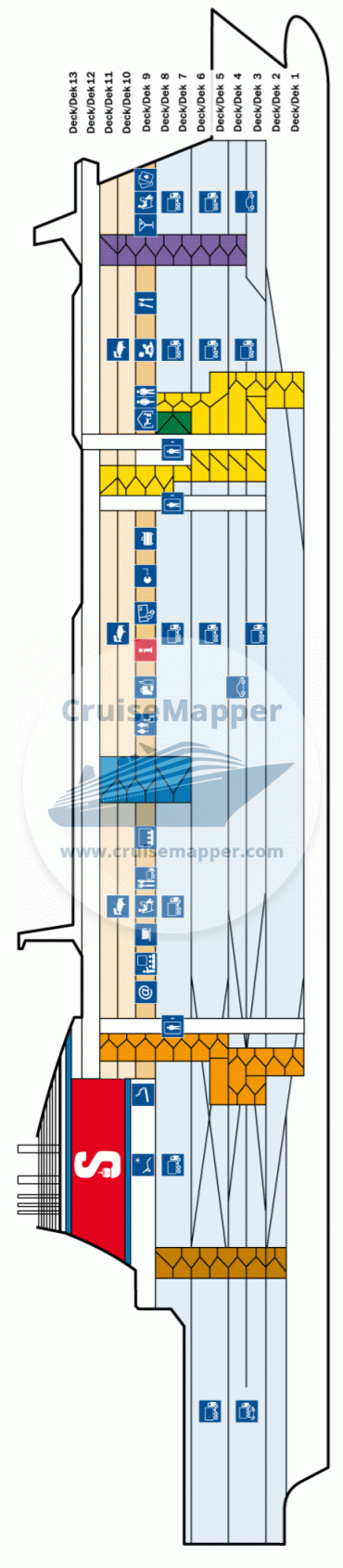 Stena Hollandica ferry Deck 06 - Cars