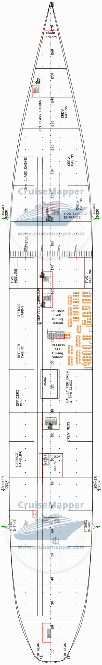 MS Titanic 2 Deck 02 - F-Middle