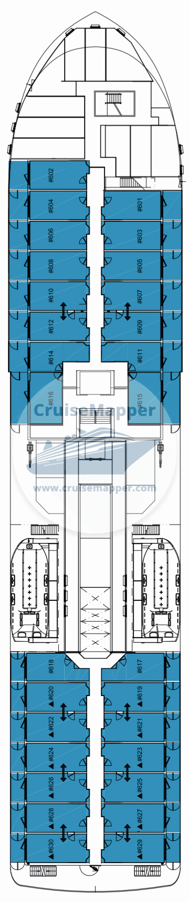 Greg Mortimer Deck 06 - Cabins