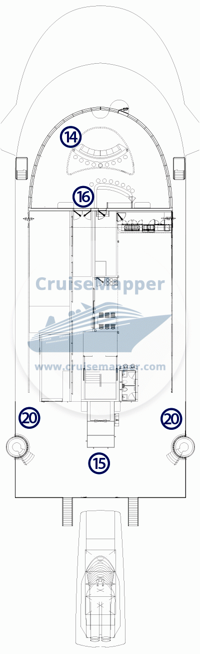 Greg Mortimer Deck 08 - Observation-Sundeck-Pools