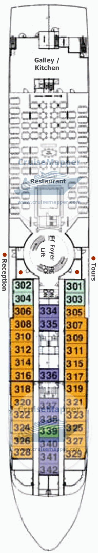 Orient Queen Deck 05 - Lobby-Dining