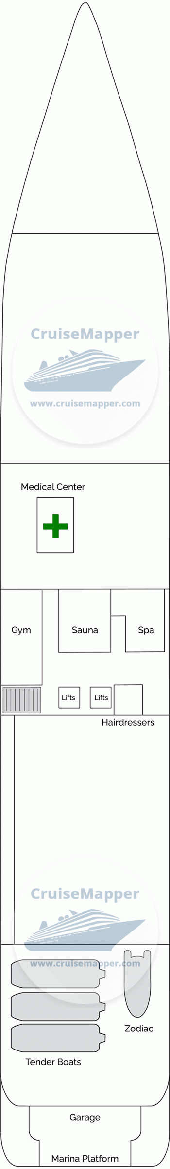 Emerald Azzurra Deck 02 - Wellness-Spa-Gym-Hospital-Marina