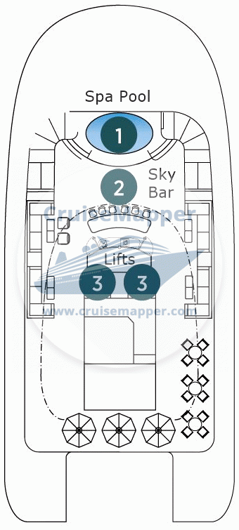 Emerald Azzurra Deck 07 - Sky-Sundeck-Pool