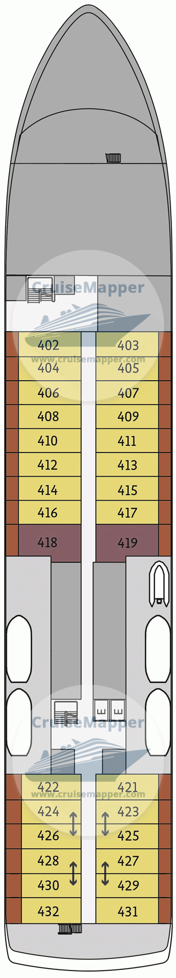 Quark Ultramarine Deck 04 - Cabins