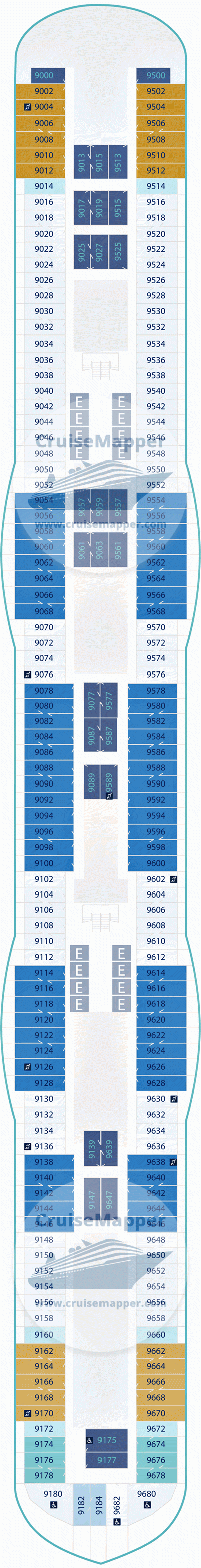 Disney Believe Deck 09 - Cabins