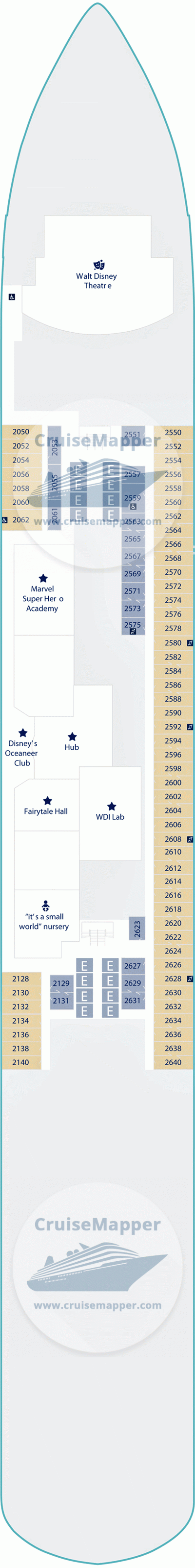 Disney Believe Deck 02 - Cabins-Kids Disney Believe Deck 02 - Cabins-Kids