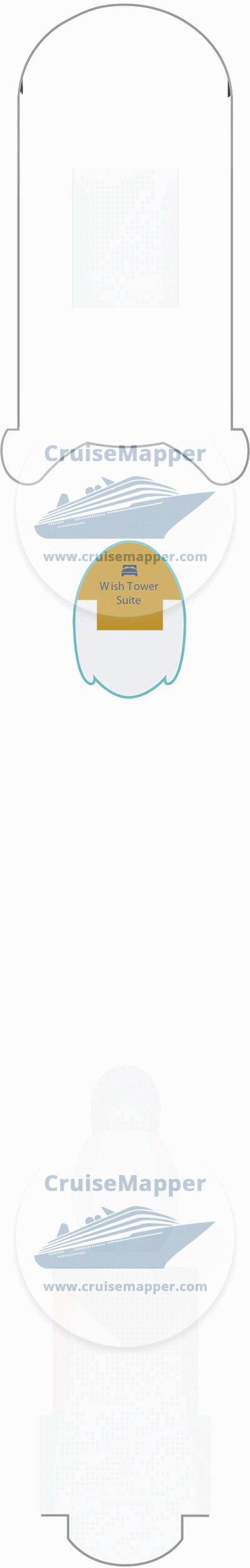 Disney Believe Deck 15 - Tower Suite2-Waterslides Disney Believe Deck 15 - Tower Suite2-Waterslides