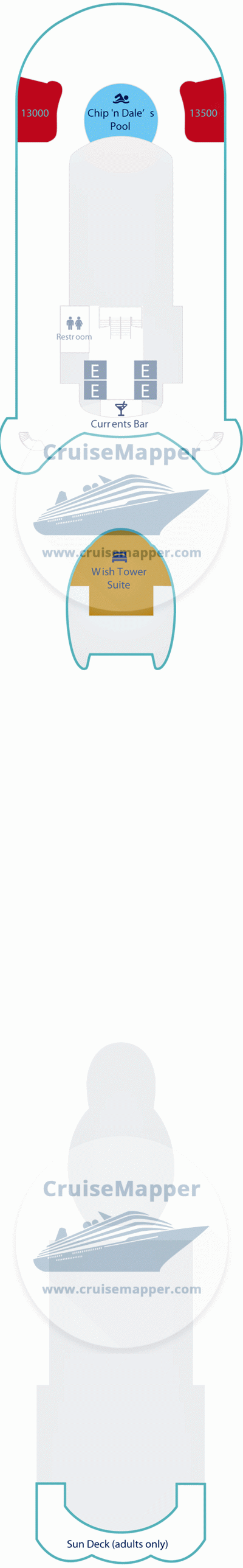 Disney Believe Deck 14 - Tower Suite1 Disney Believe Deck 14 - Tower Suite1