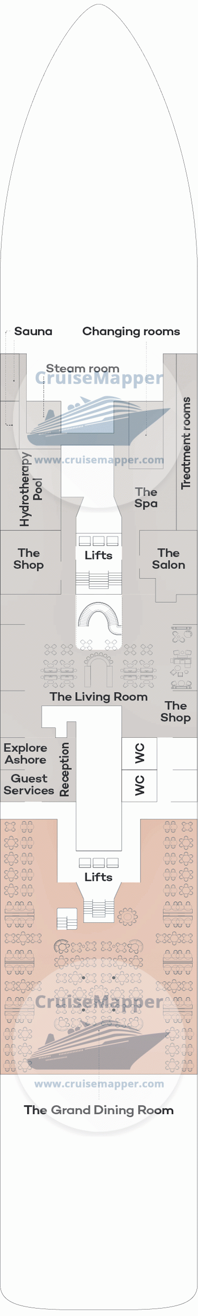 Spirit of Adventure Deck 05 - Main-Dining-Lobby-Shops-Spa