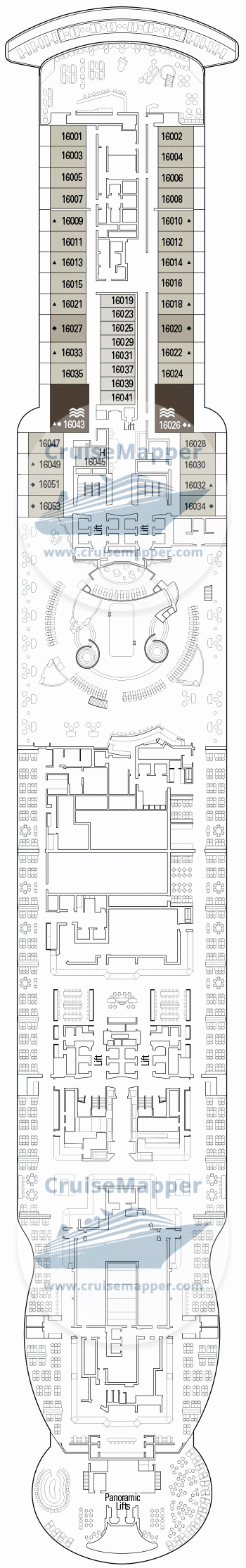 cruise deck plans msc seascape