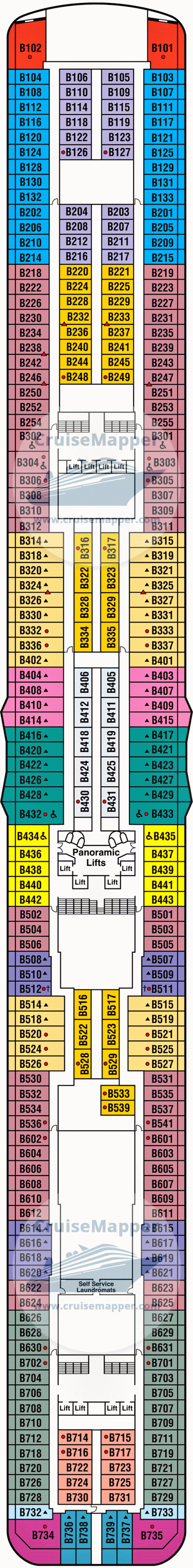 Enchanted Princess Deck Plan what does it mean? - Princess Cruises ...