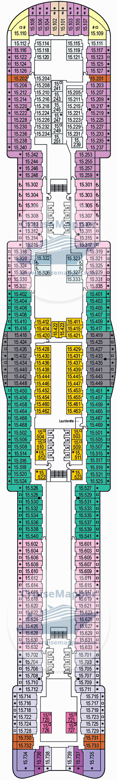 Arvia Deck 15 - Cabins