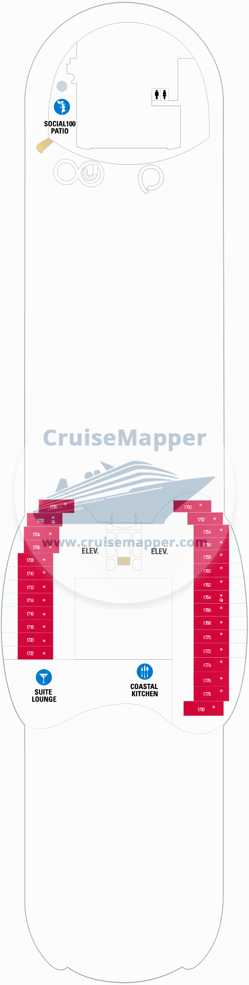 Wonder Of The Seas Deck 17 - Suite Class1