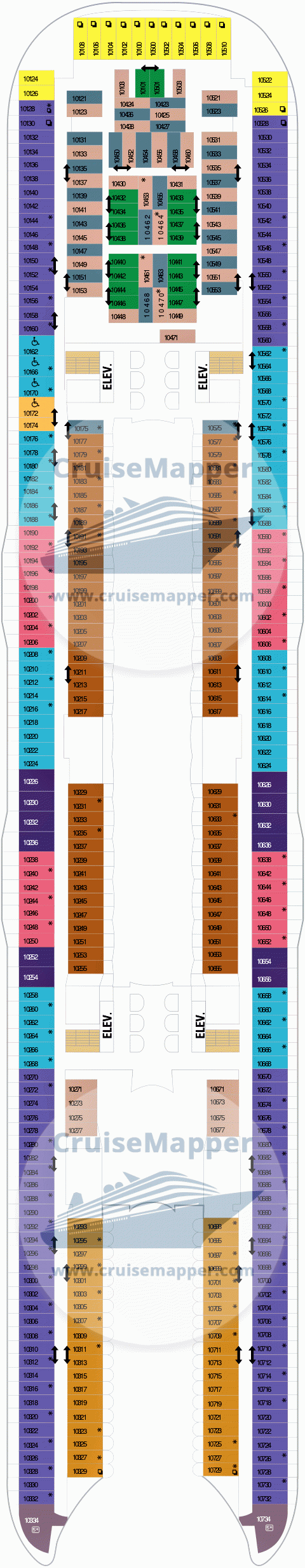 Wonder Of The Seas Deck Map