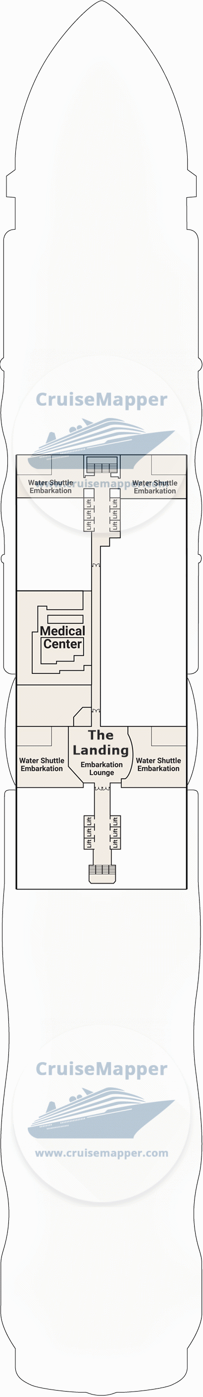 Sun Princess Deck 04 - Tendering-Hospital