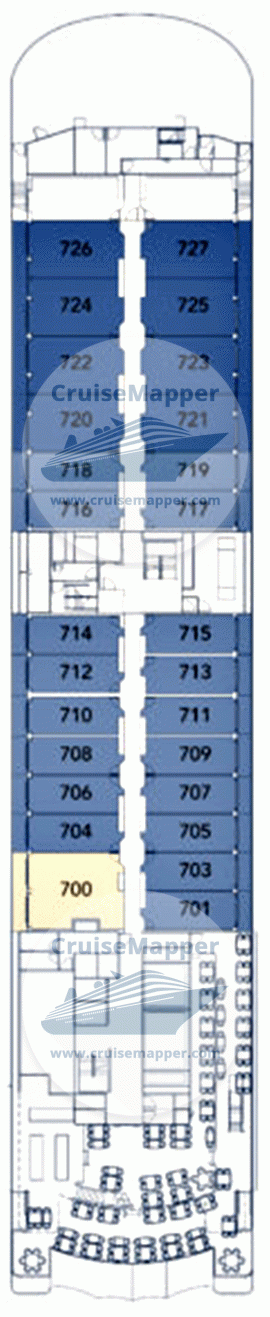 SeaDream Innovation Deck 07 - Bridge-Cabins