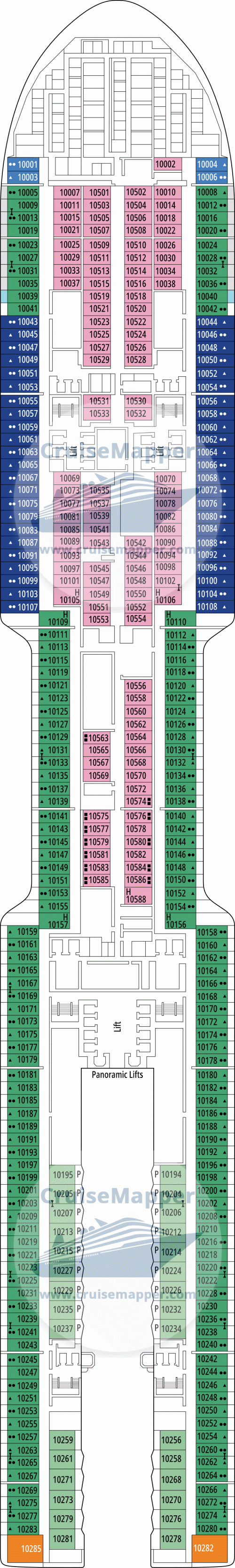 Msc World Europa Deck Plan Msc World Europa Deck Plan